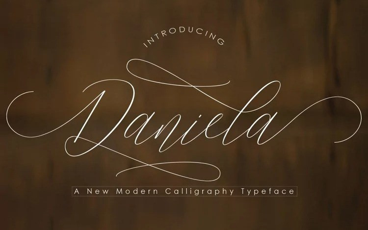 Daniela Calligraphy Font