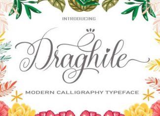 Draghile Calligraphy Font
