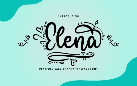 Elena Script Font