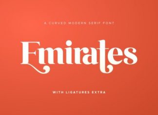 Emirates Serif Font