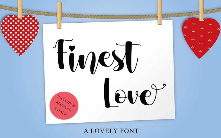 Finest Love Script Font