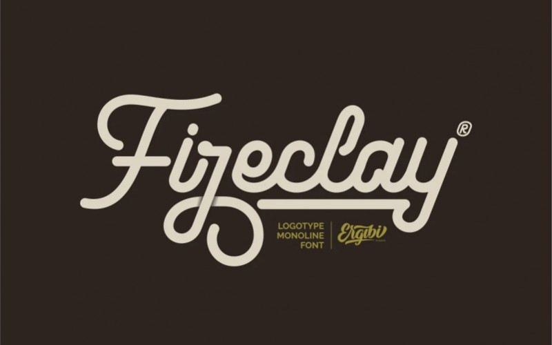 Fireclay Script Font
