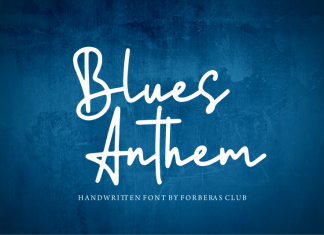 Blues Anthem Handwritten Font
