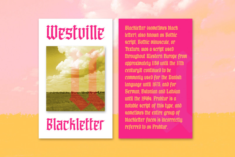 Westville Blackletter Font