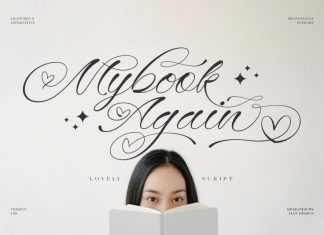 Mybook Again Calligraphy Font