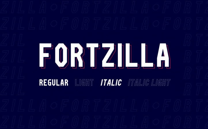 Fortzilla Display Font
