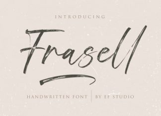 Frasell Brush Font