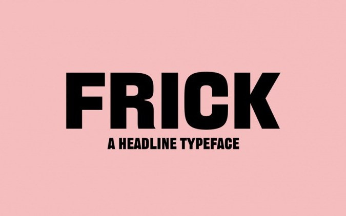 Frick Sans Serif Font