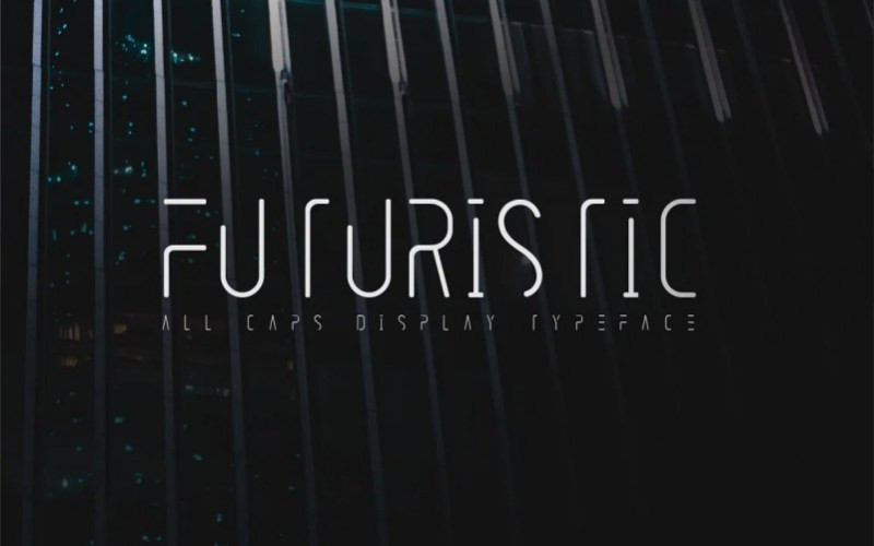 Futuristic Display Font