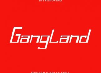 Gangland Display Font