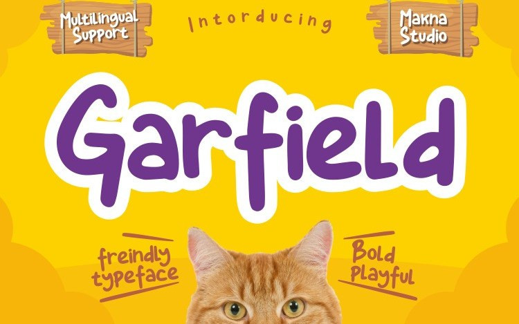 Garfield Display Font