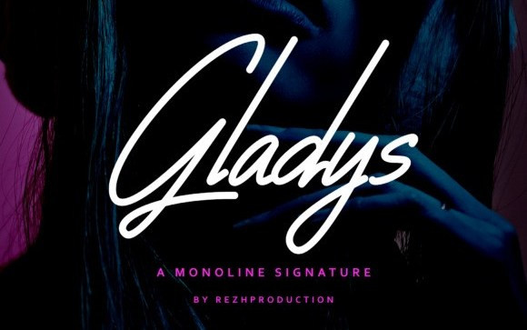 Gladys Script Font