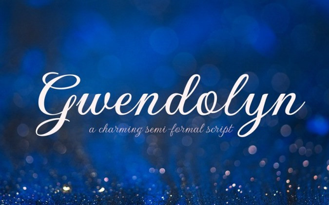 Gwendolyn Calligraphy Font