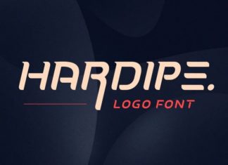 Hardipe Display Font