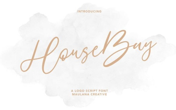 House Bay Script Font