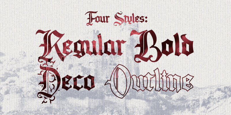 House Of The Dragon Blackletter Font