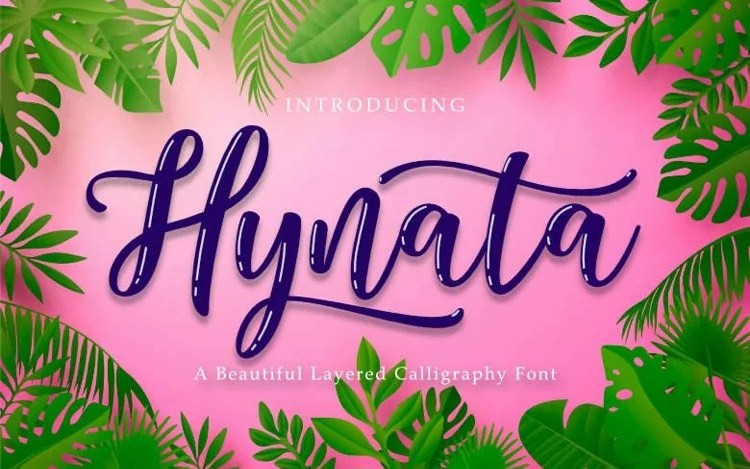 Hynata Script Font