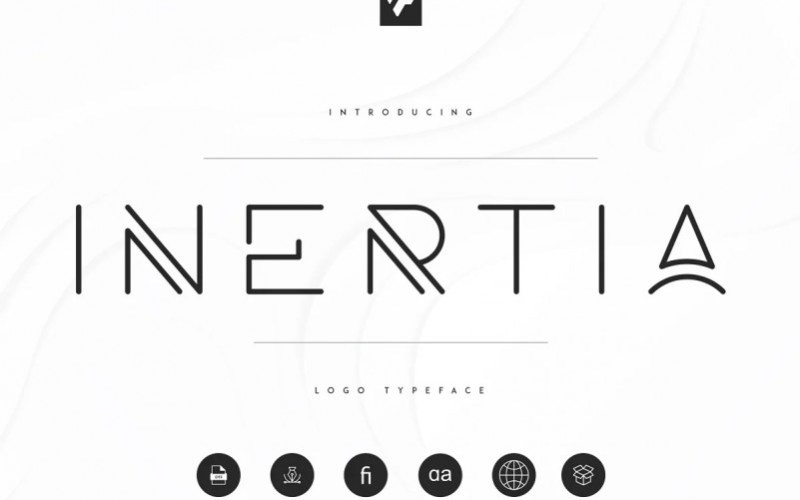 INERTIA Display Font