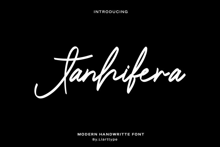 Jhanifera Handwritten Font