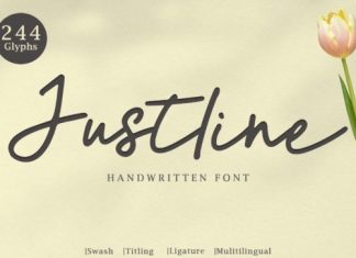 Justline Handwritten Font