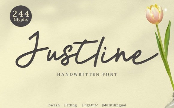 Justline Handwritten Font
