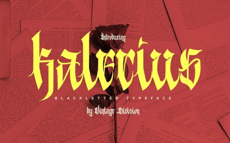 Kalecius Blackletter Font