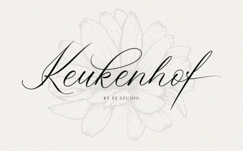 Keukenhof Calligraphy Font