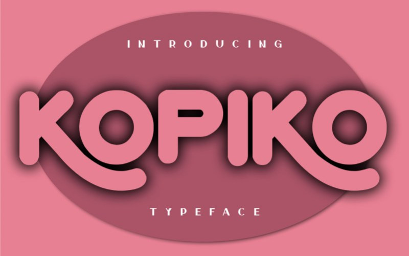 Kopiko Display Font