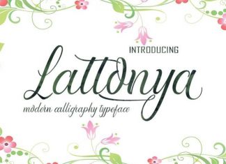 Lattonya Script Font
