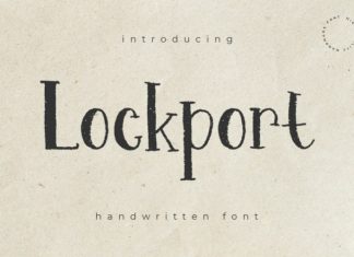 Lockport Display Font