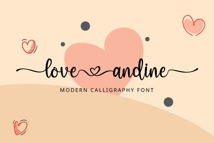 Love Andine Calligraphy Font