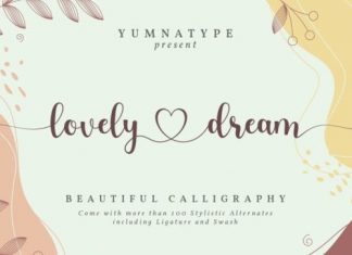 Lovely Dream Calligraphy Font