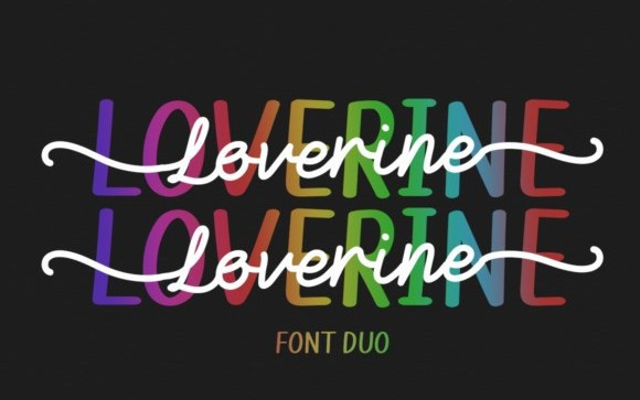 Loverine Font Duo