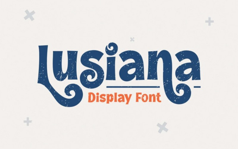 Lusiana Display Font