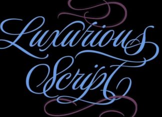 Luxurious Calligraphy Font