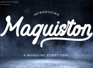 Maguiston Script Font