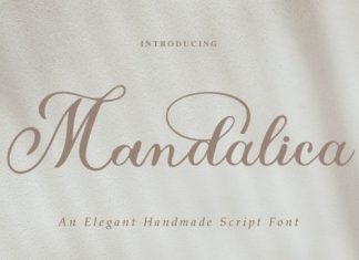 Mandalica Calligraphy Font