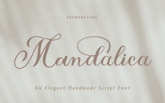 Mandalica Calligraphy Font