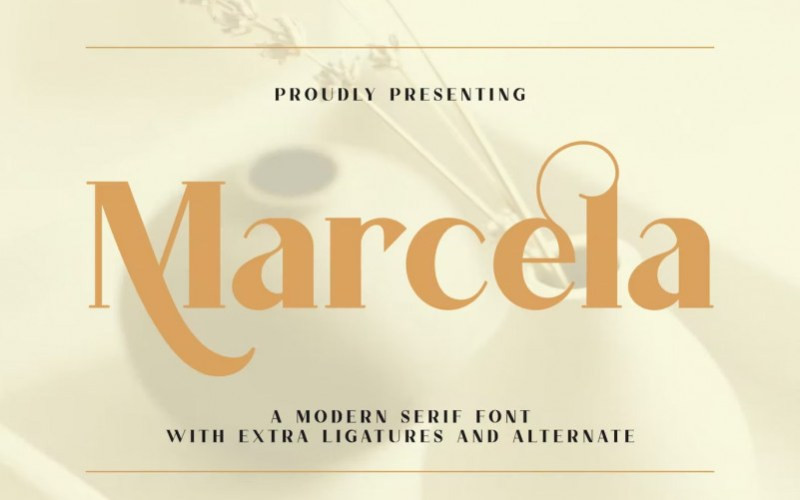 Marcela Serif Font
