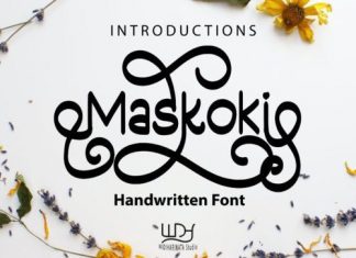 Maskoki Display Font