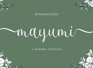 Mayumi Calligraphy Font