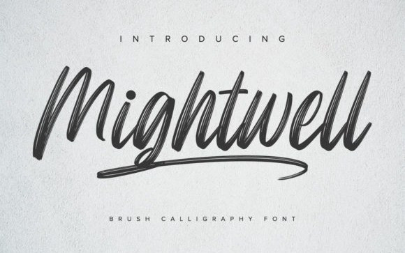 Mightwell Brush Font