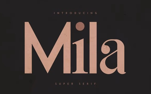 Mila Sans Serif Font