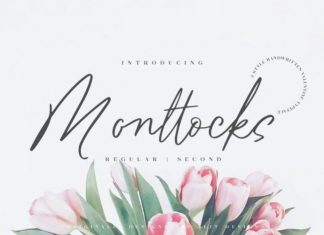 Monttocks Handwritten Font
