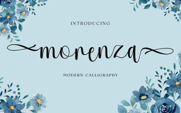 Morenza Calligraphy Font