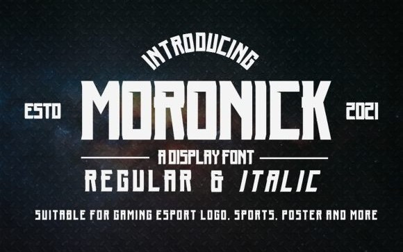 Moronick Display Font