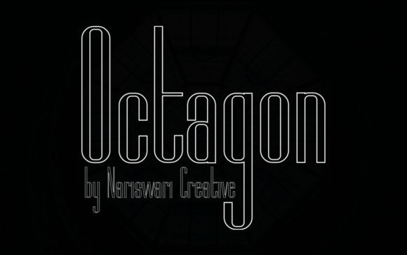 Octagon Display Font