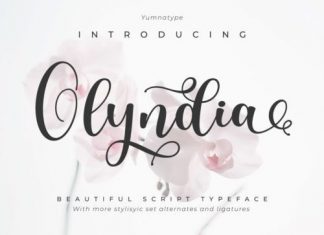 Olyndia Script Font