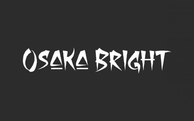 Osaka Bright Display Font