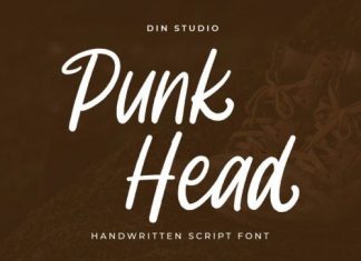 Punk Head Handwritten Font